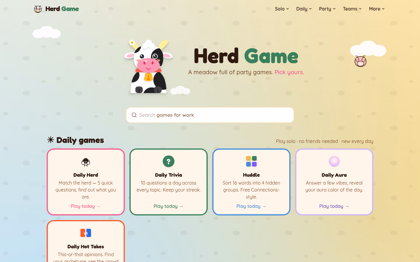 Daily Herd game screenshot